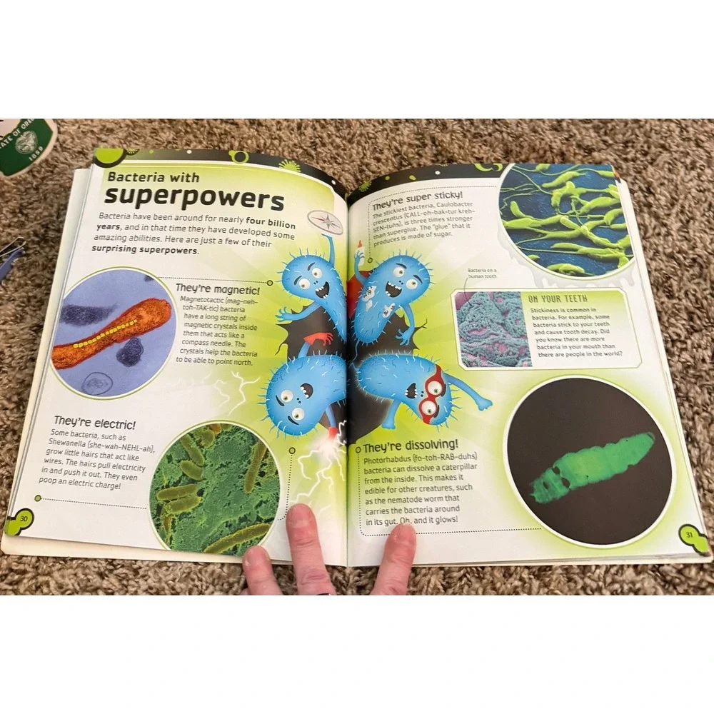 DK-The Bacteria Book & Sherm the Germ Books